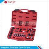 22 PCS Alternator Freewheel Pulley Removal Socket Bit Set Garage Service TooL