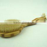 Bamboo Bath Brush With Natural Bristle Square Head