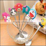 2015 Hot Sell Cartoon Food Grade Plastic Stainless Steel Spoons Supplier in China,food Grade Plastic Stainless Steel Spoons thumbnail-5