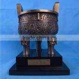China Style Bronze Tripod Artwork/Chinese Classical Bronze Tripod Sculpture/Bronze Decoration thumbnail-2