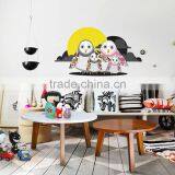 Side Table Circular For Kids Room Solid Teak Wood thumbnail-1