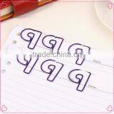 Shiny Purple Metal Wire OEM Music Shapes Paper Clip Gifts