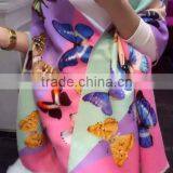 Custom Digital Printed Chiffon Square Scarf Silk Scarf, 100% Silk Scarf, Chinese Silk Scarf thumbnail-5