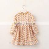 Baby Girls Dress Designs Ruffle Collar Birds Printing Kids Dresses thumbnail-4