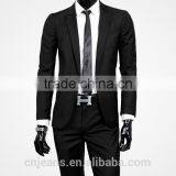 GZY New Fashion Grey Coat Pant Men Suit Factory Wholesale thumbnail-2