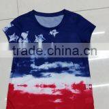 Stock Clothing Inventory Clearance Hot Sale Good Quality Girl's Printed T-shirt thumbnail-1