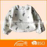 2-8 Y Girls Butterfly Nice Printed New Design Fleece Head Sweater thumbnail-1