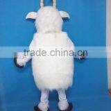 Party Use Customized Polyfoam Adult Wearing White Goat Mascot Costume thumbnail-3