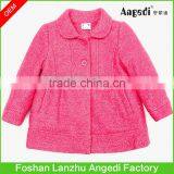 Children Girls Holiday Dress up Winter Xmas Woolen Glitter Overcoat thumbnail-1