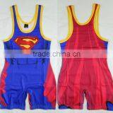 China Factory Cheap Sublimated Custom Wrestling Singlets thumbnail-1