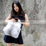 CX-H-01 Genuine Fox Fur Fashion Womens Bags thumbnail-2