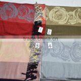 Fashion Large Popular Romantic Rose 100%viscose Soft Lady Shawl thumbnail-5