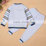 Fashion Cute Design Baby Knitted Pink Sweater Clothing Infant Pant Coats Set thumbnail-6