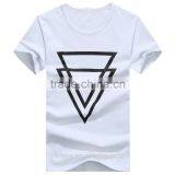 Custom Triangle Design Printing T-shirt for Men Companies in China thumbnail-4