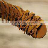 S16887A 2017 Summer Shoes Leather Kids Girl High Gladiator Sandals thumbnail-5