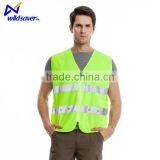 Lime Green Led Flashing Security hi Vis Vest With Reflective Tape thumbnail-6