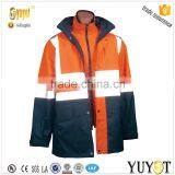 Waterproof 4-in-1 Safety Jacket With Brace Reflective Tape thumbnail-1