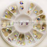 SS3-SS50 AB Color 2088 Non Hotfix Glass Stones Cheap Flat Back Rhinestones in Bulk thumbnail-5