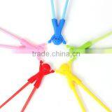 Children Kids Baby Beginner Cartoon Style Easy Fun Learning Training Helper Chopsticks Random Color thumbnail-1