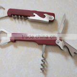 Promotional Stainless Steel Material Corkscrew and Plastic Handle Wine Opener thumbnail-1