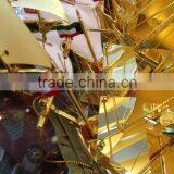 Fascinations Metal Earth Metal Works 3D Laser Cut Metal Golden Ship Model For Home Decoration thumbnail-5