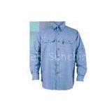 Customized Denim Workwear Safety Work Clothes With Stand Collar thumbnail-1
