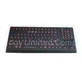 Washable Illuminated Silicone Ruggedized Usb Keyboard With Touchpad thumbnail-1