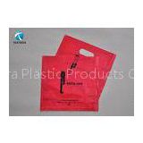 Red white yellow colorful LDPE / HDPE cloth packaging bags with handles