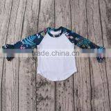 2016 Yawoo Black Long Sleeve Cotton Letters Embroidery Fall Top Kids Boutique Shirts thumbnail-5