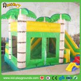 forest bounce house, bouce castle with slide for kids