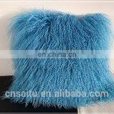 18" Mongolian Lamb Pillow thumbnail-5