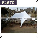 Pure White Customized Double peak Star Tent ,white marquee tent for sale
