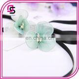 New Wholesale Decorative Floral Elastic Hair Tie Accessories Girls Korean Headdress thumbnail-3