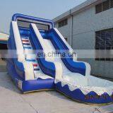 Guangzhou TOP Inflatable Kids Park Slides Inflatable Wide Track Slide With Pool