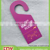 Customized Plastic Printing Room Do Not Disturb Door Hanger