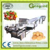 Full Automatic Root Vegetable Washing Cleaning Peeling Skinning Blanching Disinfection Cutting Packing Production Line thumbnail-2