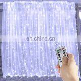 Led Wedding Curtain String Lights 3M X3M 300leds 8 Modes USB Powered thumbnail-7