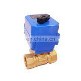 12V DC Electric Actuator PVC /brass Ball Valve Electric Ball Valve