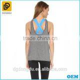 2016 Custom New Fashion Girls Sports Yoga Plain Crop Tops thumbnail-2