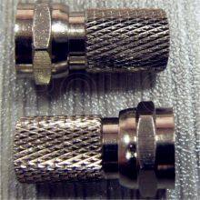 Прямой коаксиальный разъем RF/мужской F-коннектор для кабеля Rg58/179