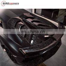 Lp700 Svj Car Auto Bady Kit Parts Carbon Fiber Material Automobiles Exterior Bumper Rear Spoiler Exhaust Tip Full Set thumbnail-3