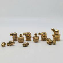 Brass Straight Grease Fitting M8x1mm Metric Thread Hydraulic Grease Fitting thumbnail-2