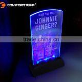 Wholesale Acrylic Menu Display With Led Light thumbnail-1