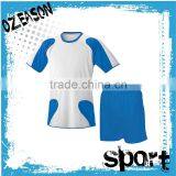 100% Polyester Wholesale Price White Soccer Jersey Custom Made thumbnail-3