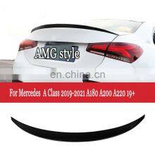 Automotive Parts Factory Manufacture Rear Wings, Gloss Black Rear Trunk Wing Spoiler For Benz W177 A180 A200 A220 2019-2021 thumbnail-4