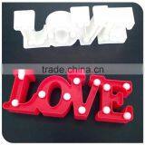 Led Red "love" Motif Novel Holiday Light