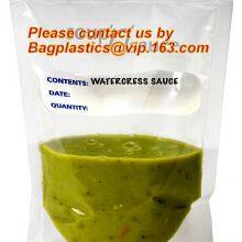 Soup Bag, Liquid Storage, Food Double Zip Lock Plastic Packaging Bag, Eco Friendly Zip Lock Bag, Polyethylene Packaging thumbnail-2