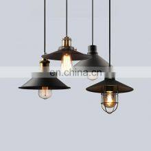 Industrial Lamp Shade Lampara Colgante Negra Nordic Moderner Luminaria Pendente Vintage Pendant Kitchen Light Lamp Lighting thumbnail-3