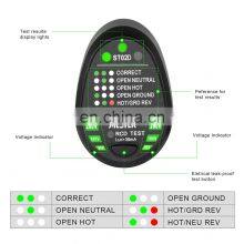 Professional RCD 90 to 250V Voltage Measurement Socket Outlet Tester Voltage Tester With LCD Display thumbnail-4