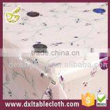 Fashion Pink Clear Pvc With Golden Jewelry Transfer Tablecloth Made in China
